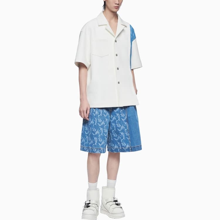 Джинсовые шорты FENG CHEN WANG SS22 - изображение 2