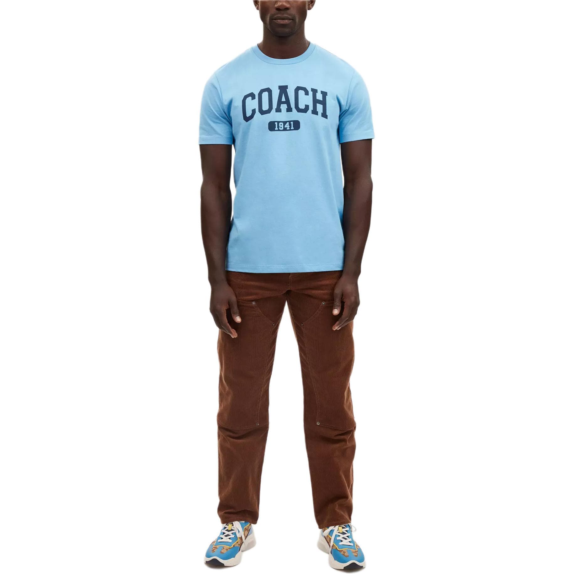 Футболка COACH Varsity T Shirt In Organic Cotton LogoT - изображение 6