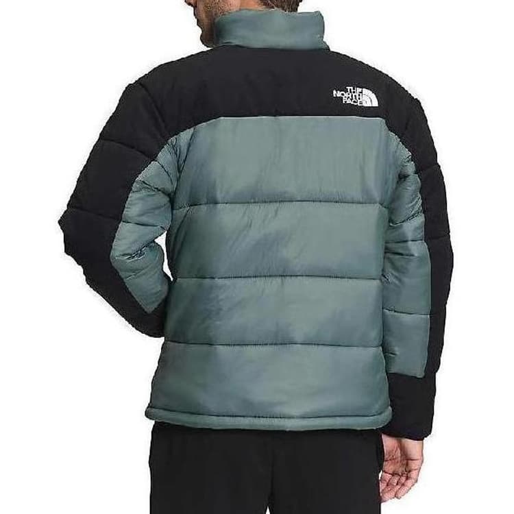 Зимняя куртка пуховик The North Face Printed Logo Zip-Up Down Jacket Light Blue - изображение 3