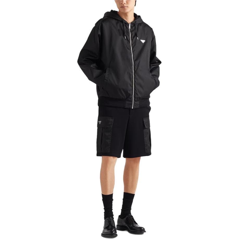 Шорты Prada Logo Patch Shorts Black - изображение 4