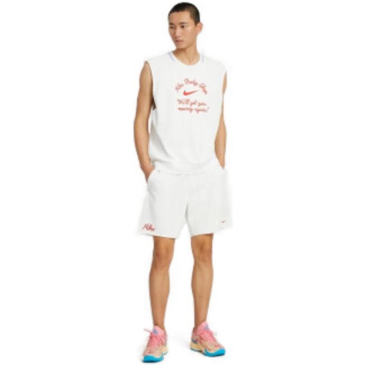 Шорты Nike DF FLC Short White - изображение 3