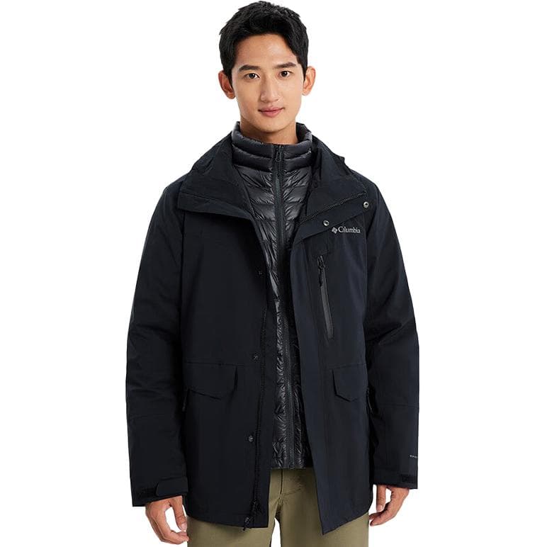 Демисезонная куртка Columbia SOUTH GATE 2 Ветровка Мужская Черная - изображение 5