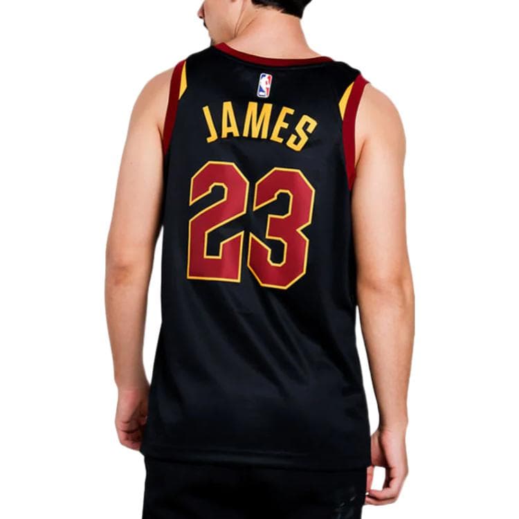 Баскетбольная майка Nike NBA LeBron James Cavaliers Jersey Black - изображение 4
