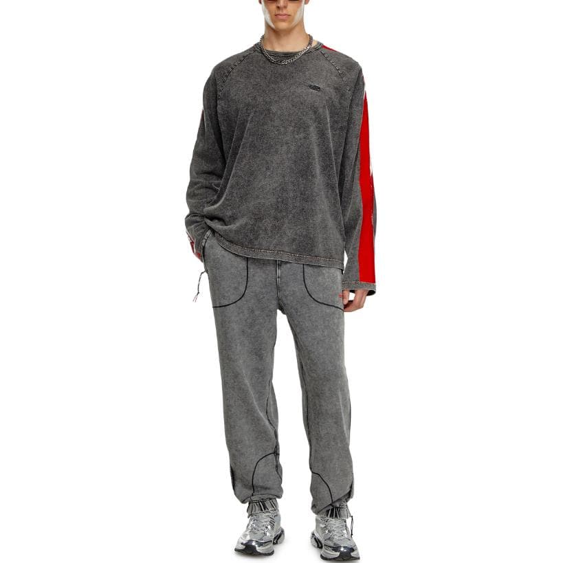 Штаны DIESEL Gray Men's Casual Pants DIESEL Серый Мужские Повседневные Брюки - изображение 2