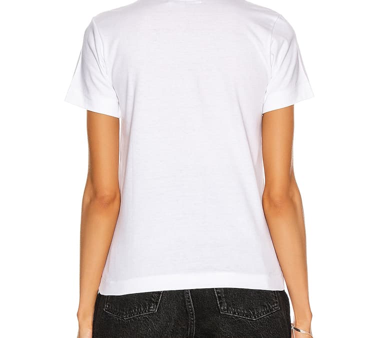 Футболка CDG Play T-Shirt White - изображение 4