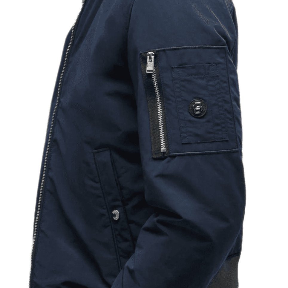 Куртка HUGO BOSS SS24 Куртки и Пальто Мужской Темно-Синий - изображение 6