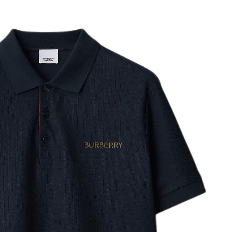 Поло Burberry SS24 Logo Polo Navy - изображение 7