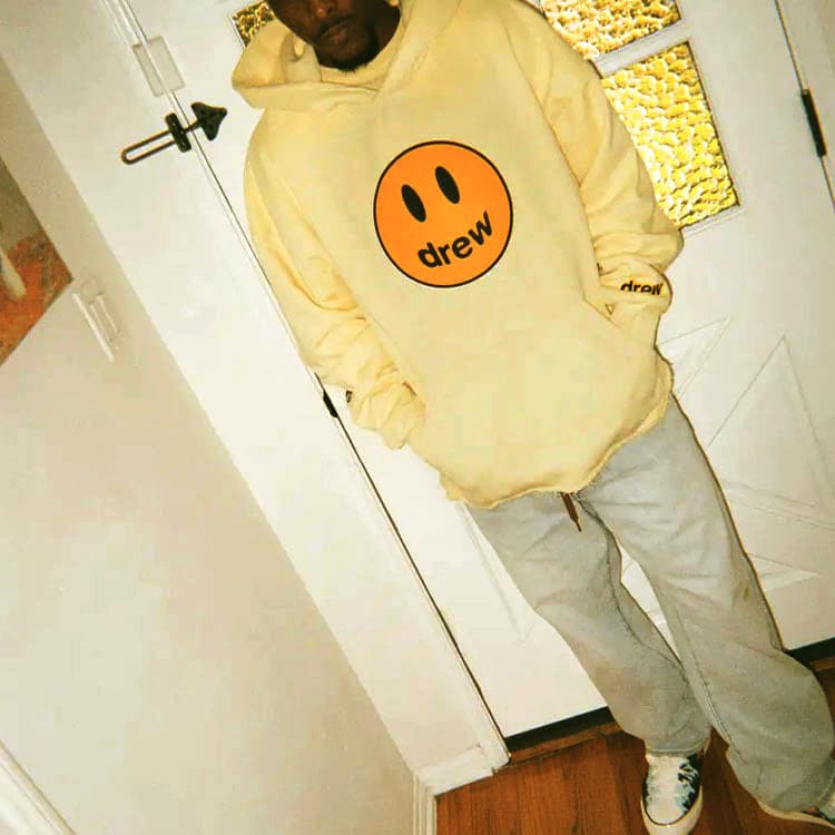 Худи Drew House Deconstructed Mascot Hoodie - Mascot Light Yellow - изображение 3