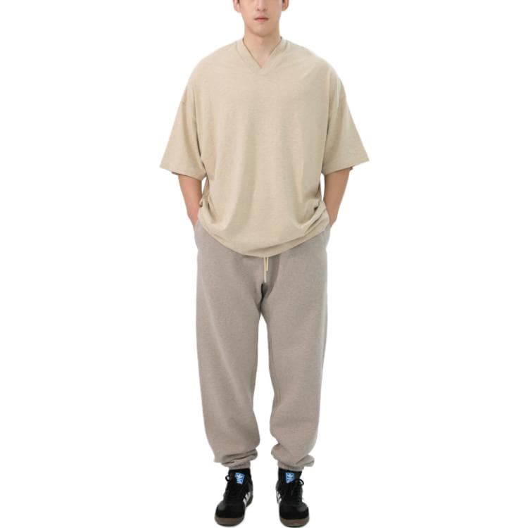 Футболка Fear of God Essentials FW23 V-Neck VT Gold Heather - изображение 3