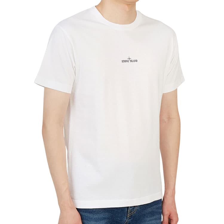 Футболка Stone Island T-Shirt White - изображение 5