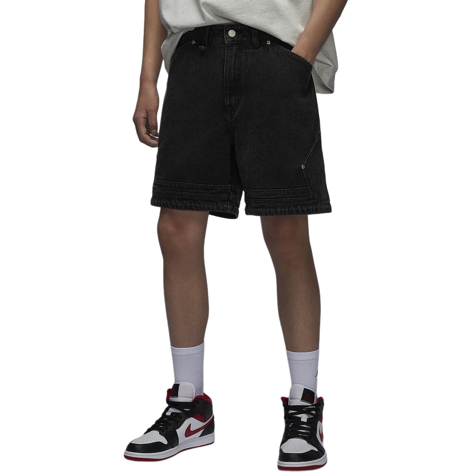 Джинсовые шорты Jordan Denim Shorts Black - изображение 4