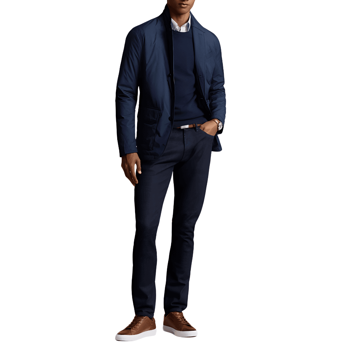 Куртка Polo Ralph Lauren FW24 Куртки и Пальто Мужские Темно-Синий - изображение 2