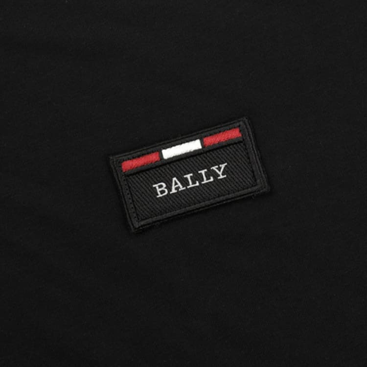 Футболка BALLY Мужские черные T-рубашки - изображение 7