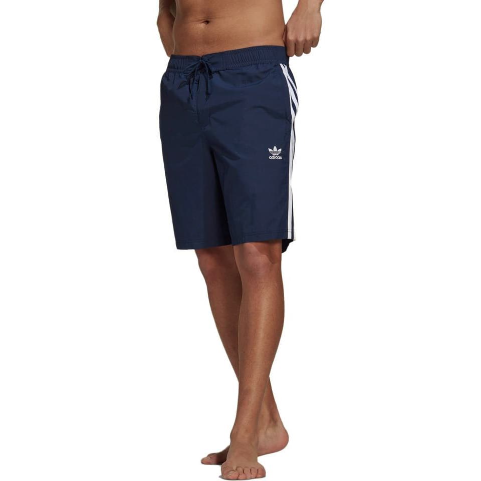 Шорты adidas Originals Drawstring Waist Shorts Indigo - изображение 5