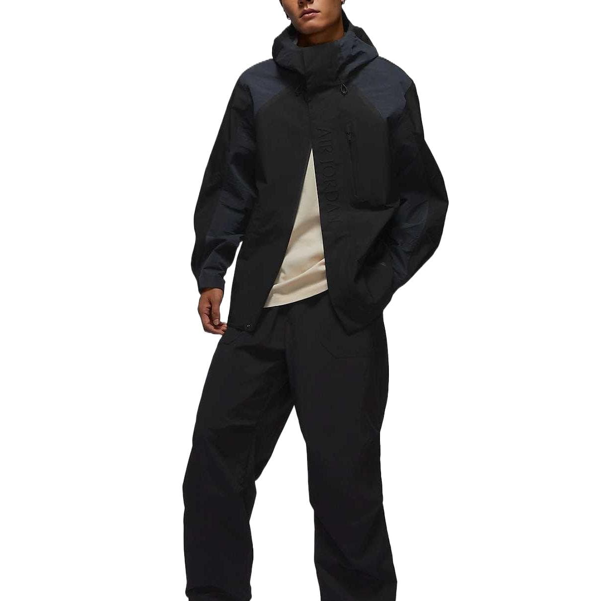 Куртка Jordan Air Gore TEX Куртки и Пальто Мужские Серый Черный - изображение 5
