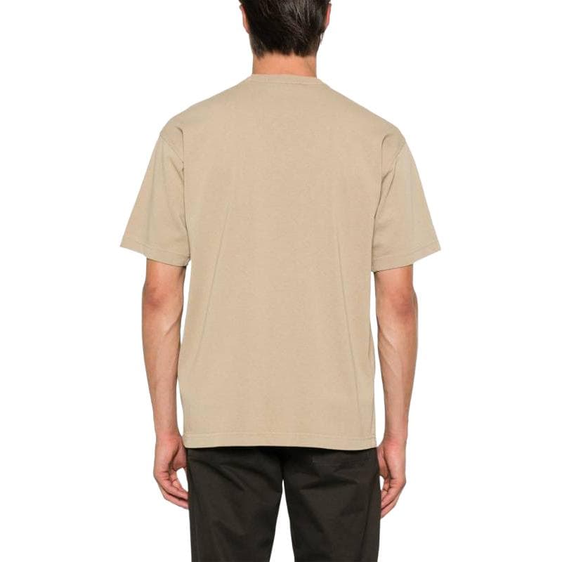 Футболка STONE ISLAND T-Рубашка Мужская Бежевая - изображение 3