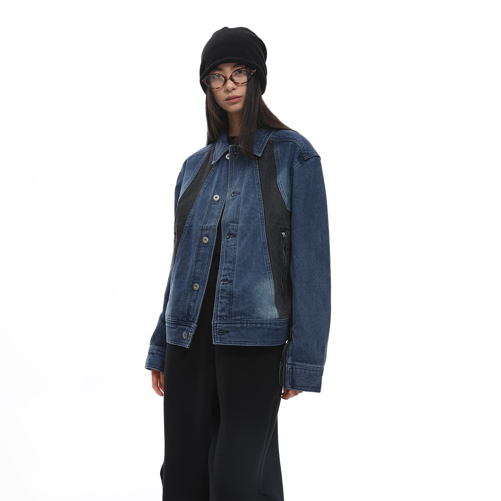 Джинсовая куртка ROARINGWILD Denim Jacket Blue - изображение 4