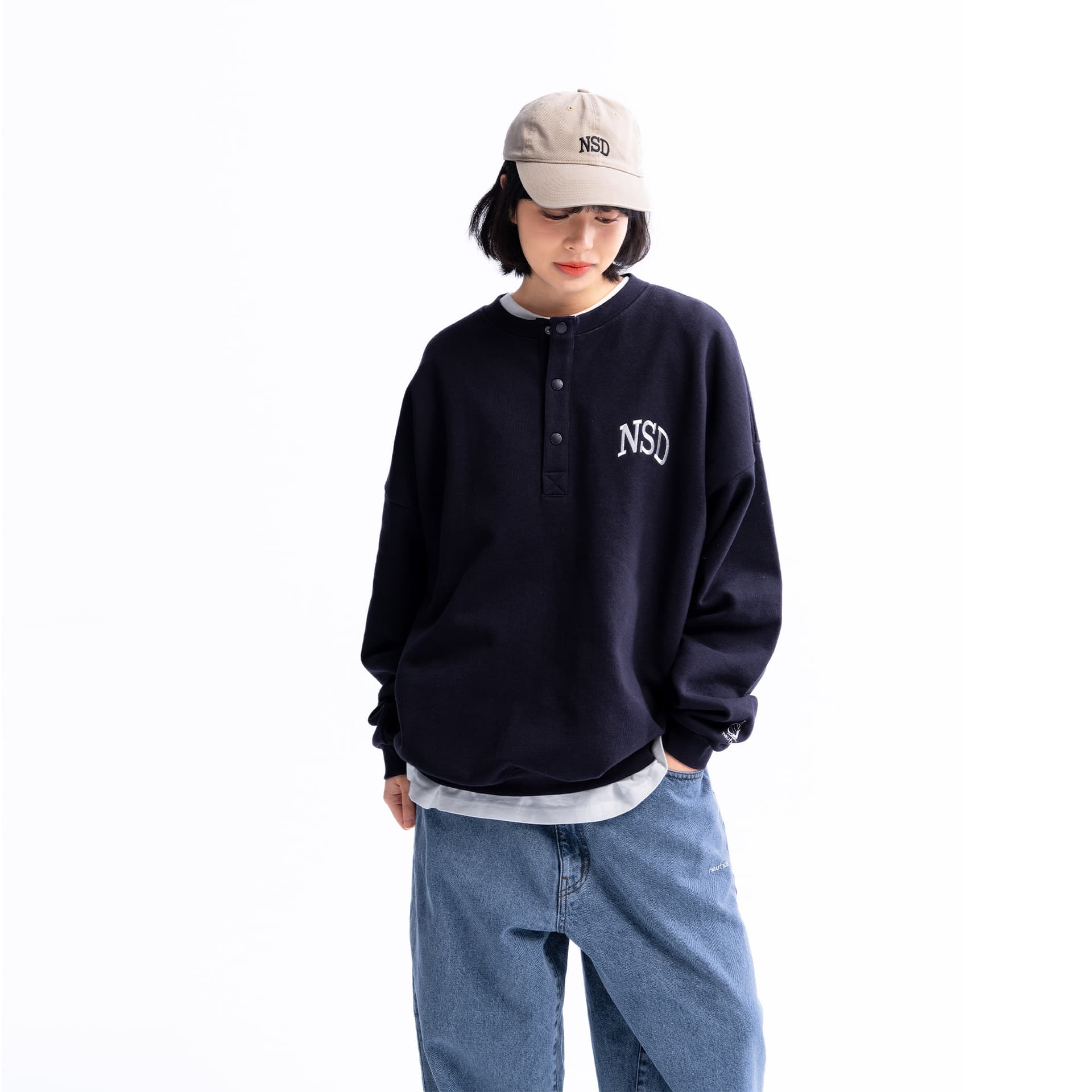 Худи Nautica White Sail Длинный рукав Толстовка с круглым вырезом Унисекс - изображение 4