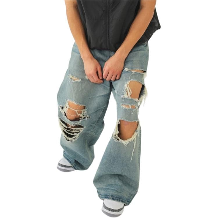 Штаны Lee x BEAMS Special Order Crash Baggy Denim Pants - изображение 4