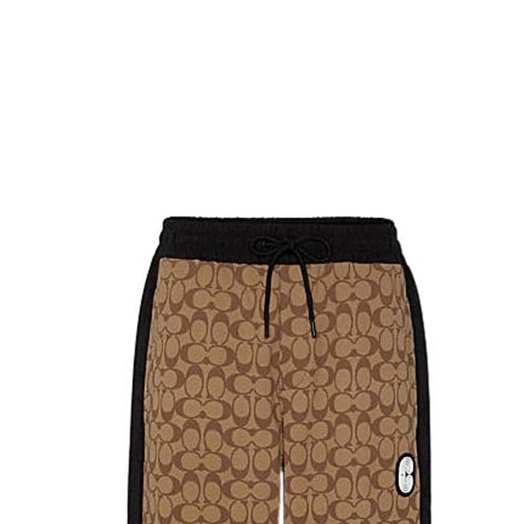 Спортивная одежда COACH FW22 Logo Print Track Pants Khaki - изображение 3