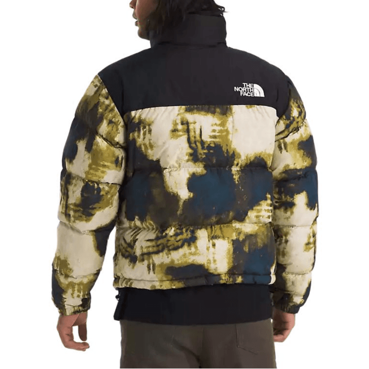 Зимняя куртка The North Face Hoodie Zip Jacket Men Midnight Gasoline Bleach Print Black - изображение 4