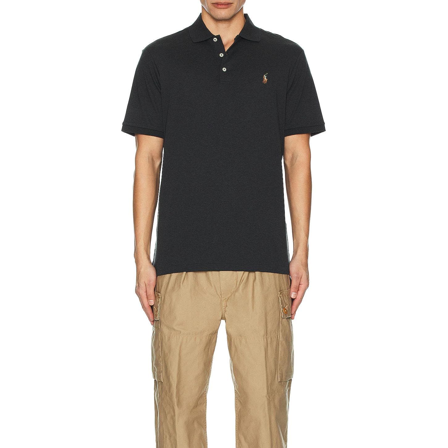 Поло Polo Ralph Lauren Polo Классическая версия Мужской Черный - изображение 3