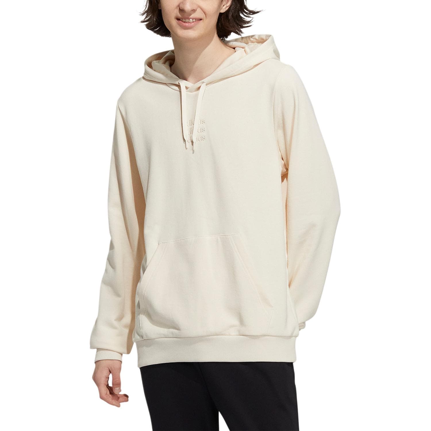Худи Adidas Neo Толстовка Мужское Белое - изображение 2