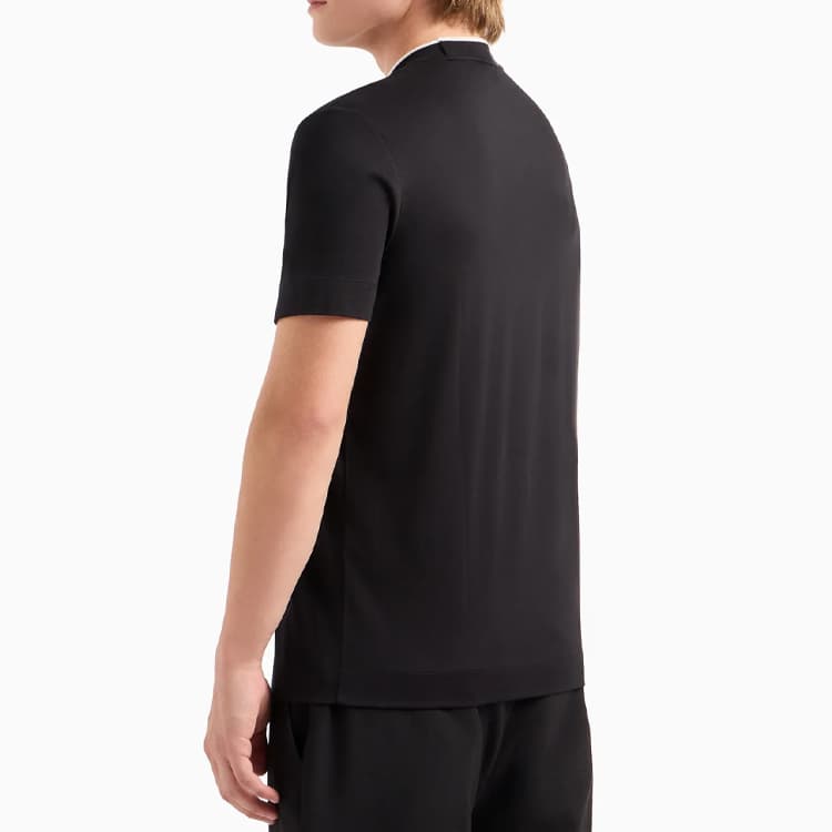 Футболка EMPORIO ARMANI T-рубашка мужская черная - изображение 4