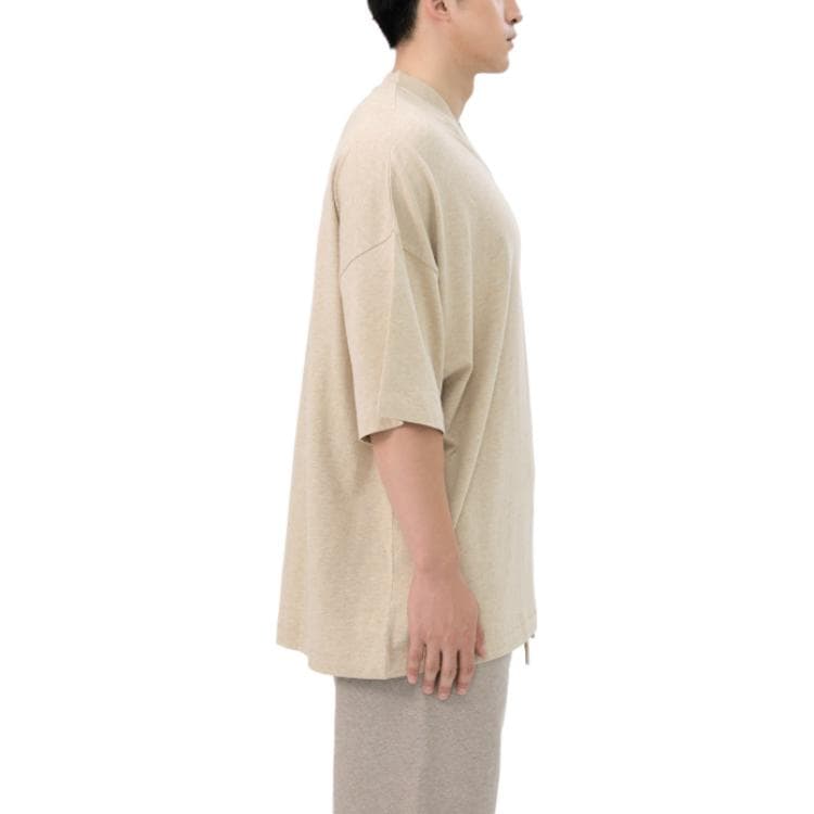 Футболка Fear of God Essentials FW23 V-Neck VT Gold Heather - изображение 6