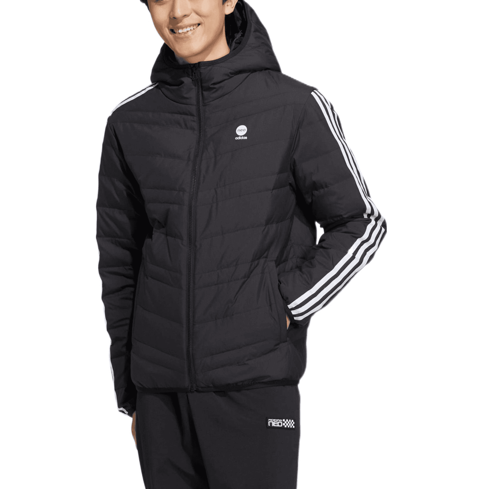 Зимняя куртка adidas neo Logo - изображение 3