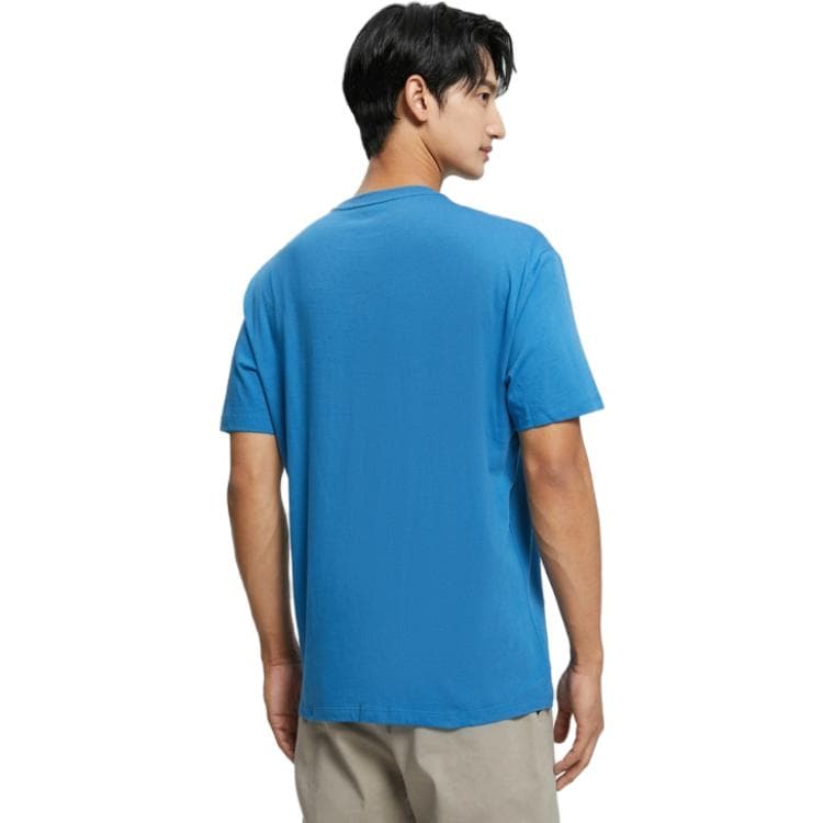 Футболка Calvin Klein Мужские синие T-рубашки - изображение 4