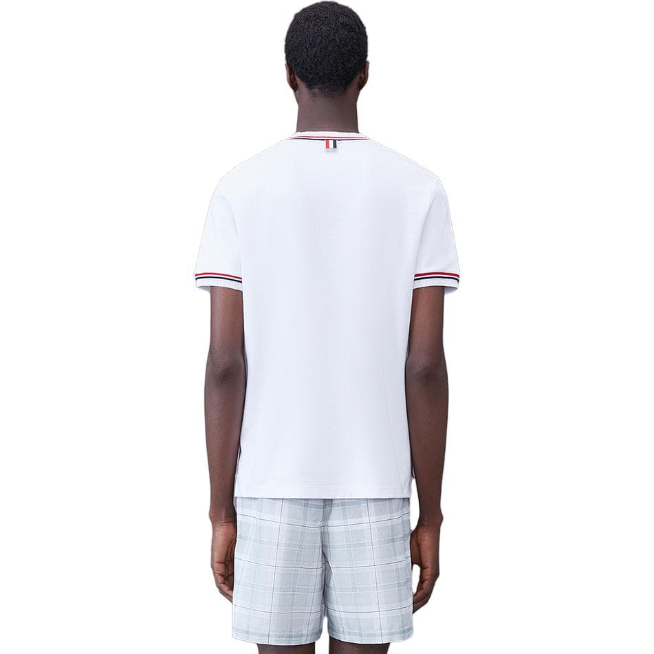 Футболка THOM BROWNE· THOM BROWNE FW23 T-Рубашка Мужская Белая - изображение 2