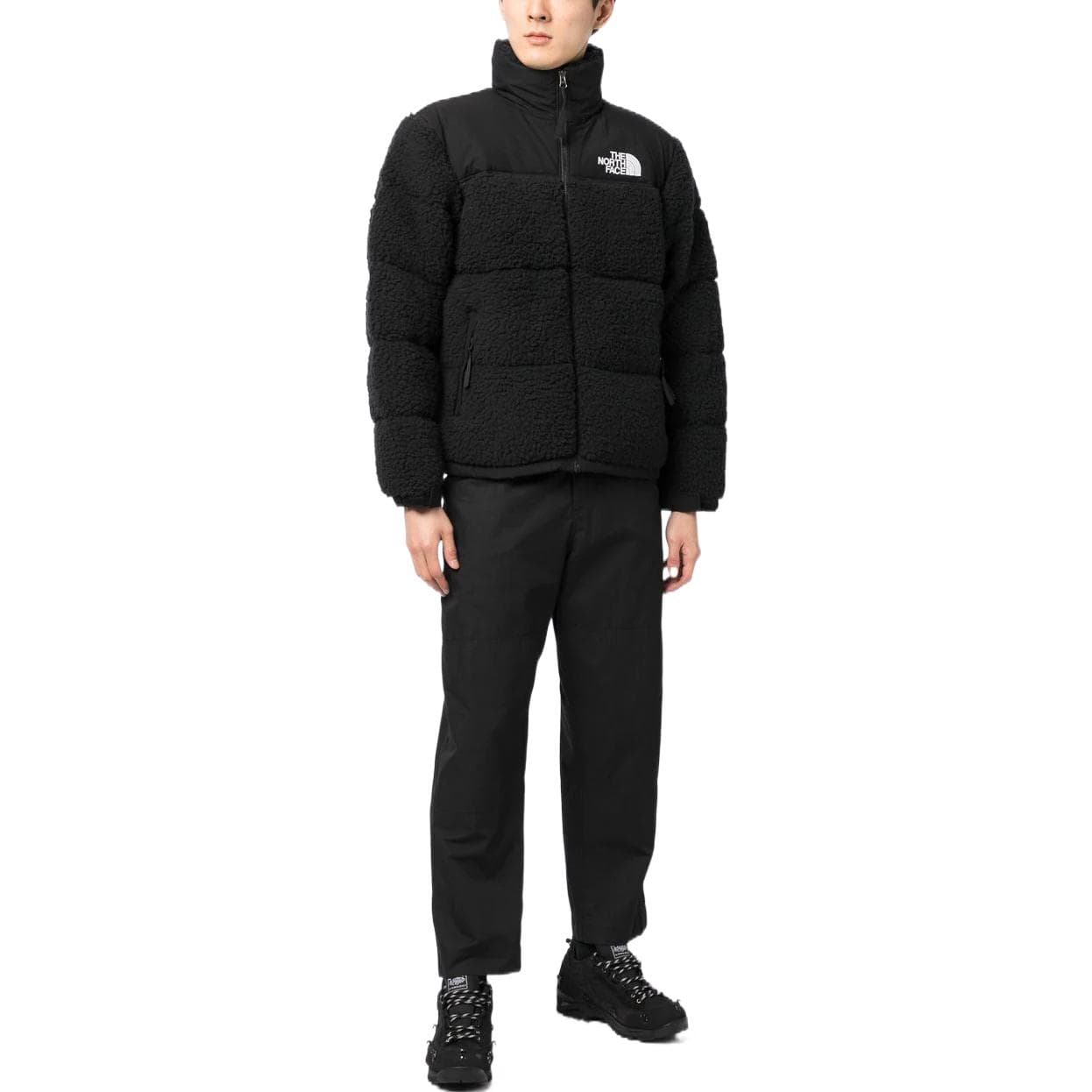 Зимняя куртка The North Face Nuptse Black - изображение 3