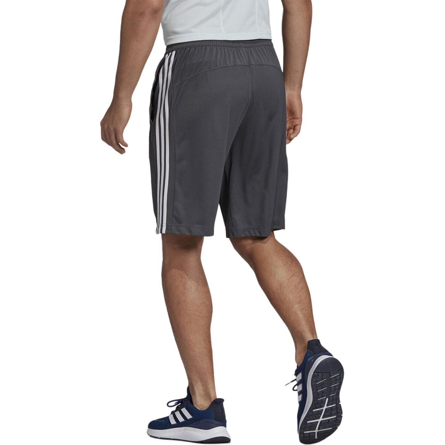 Шорты Adidas Повседневные шорты Мужские Темно-серые - изображение 4