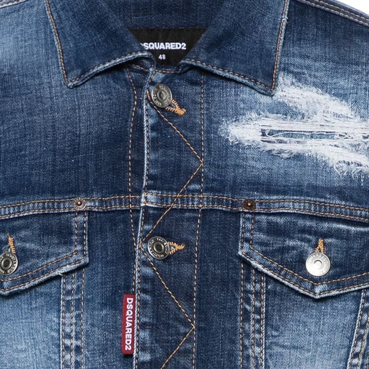 Джинсовая куртка DSQUARED 2 SS24 - изображение 7