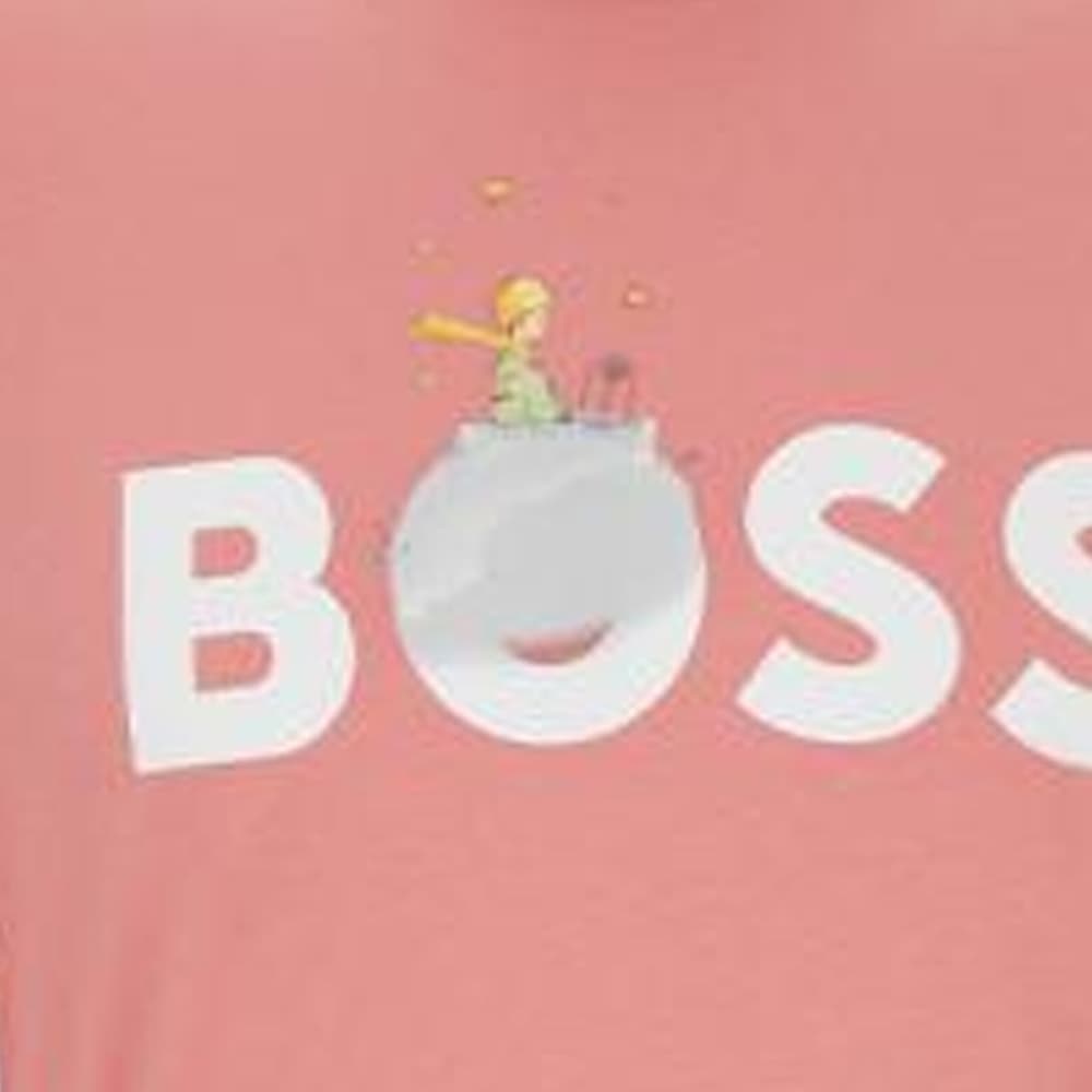 Футболка HUGO BOSS Ярко-розовая унисекс футболка - изображение 3