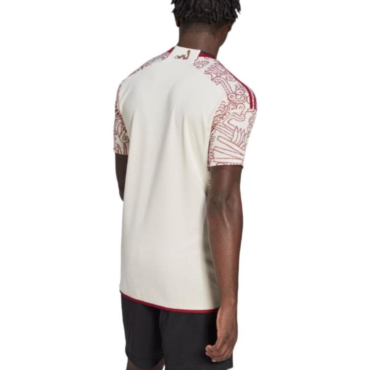 adidas Badge Logo Crewneck Tee Red White - изображение 4