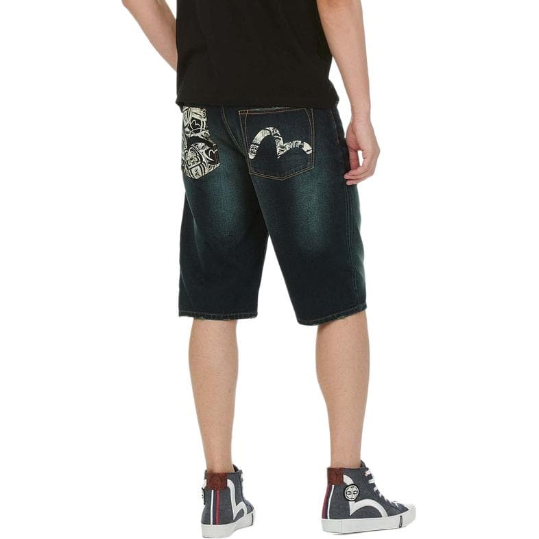 Джинсовые шорты EVISU SS22 - изображение 4