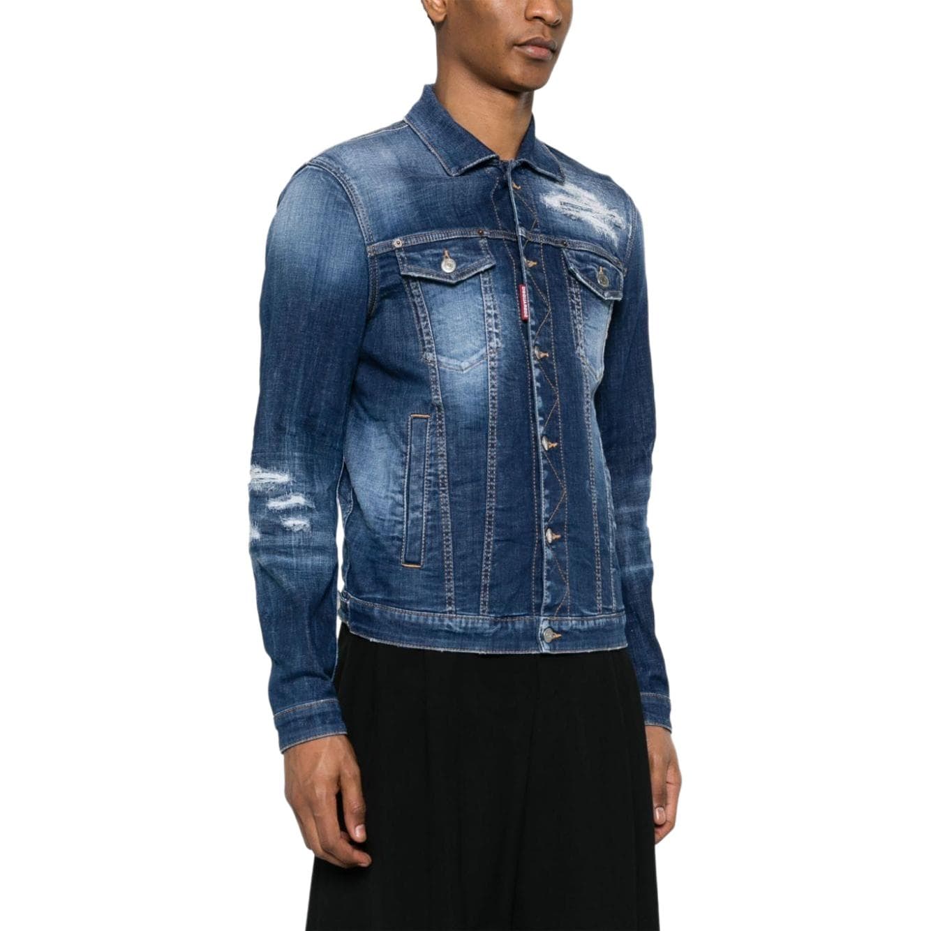 Джинсовая куртка DSQUARED 2 SS24 - изображение 5