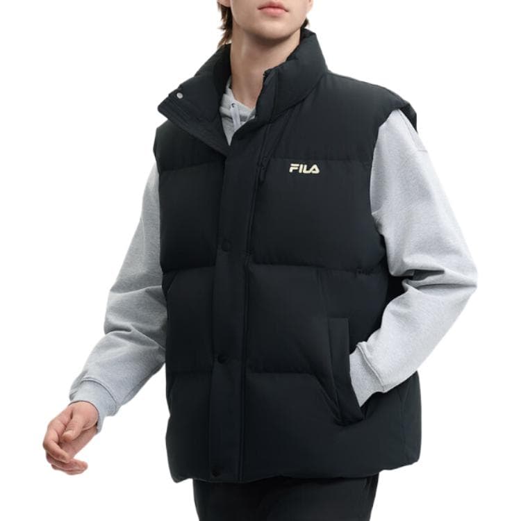 Куртка FILA ORIGINALE Мужской жилет глубокий черный - изображение 5
