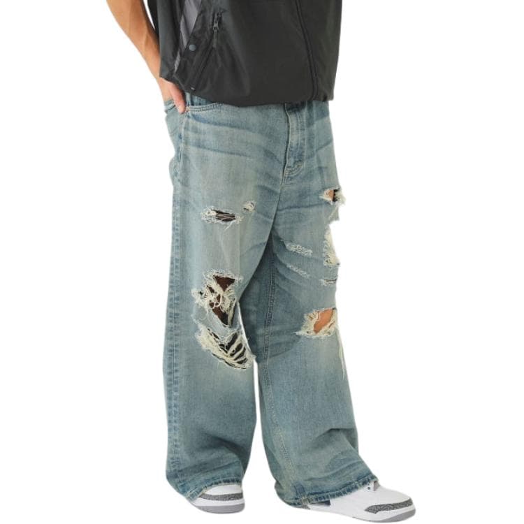 Штаны Lee x BEAMS Special Order Crash Baggy Denim Pants - изображение 3