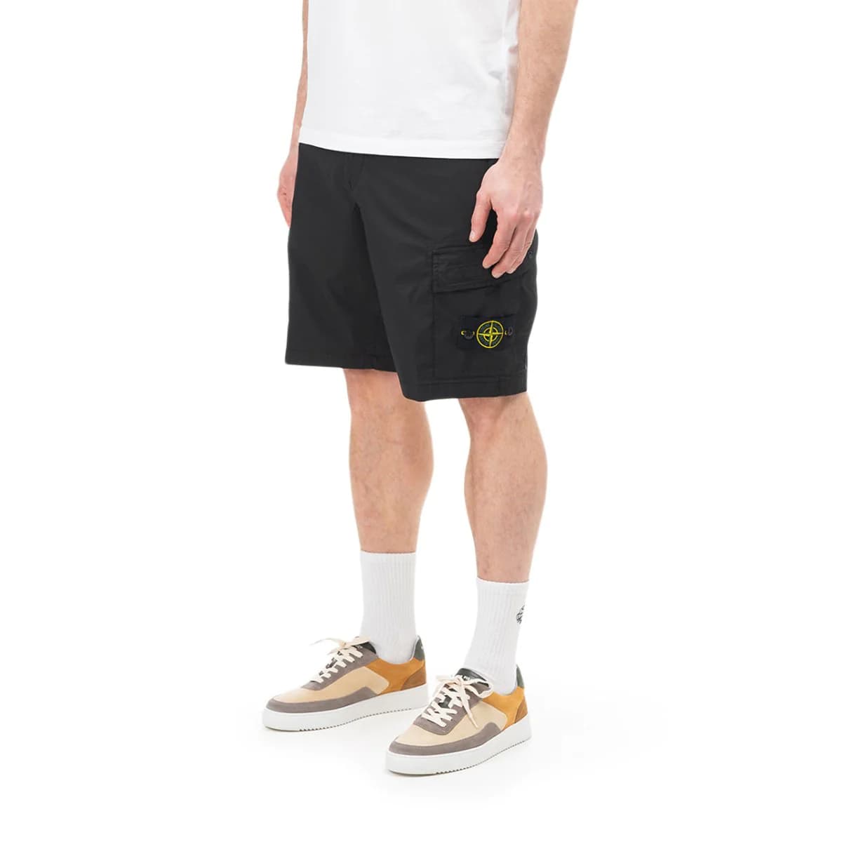 Шорты Stone Island SS21 Bermuda Shorts Black - изображение 5