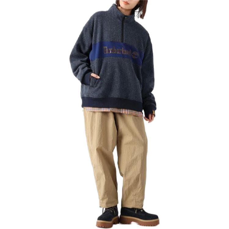 Худи Timberland x C.F. STEAD SS24 Indigo Suede logo - изображение 3