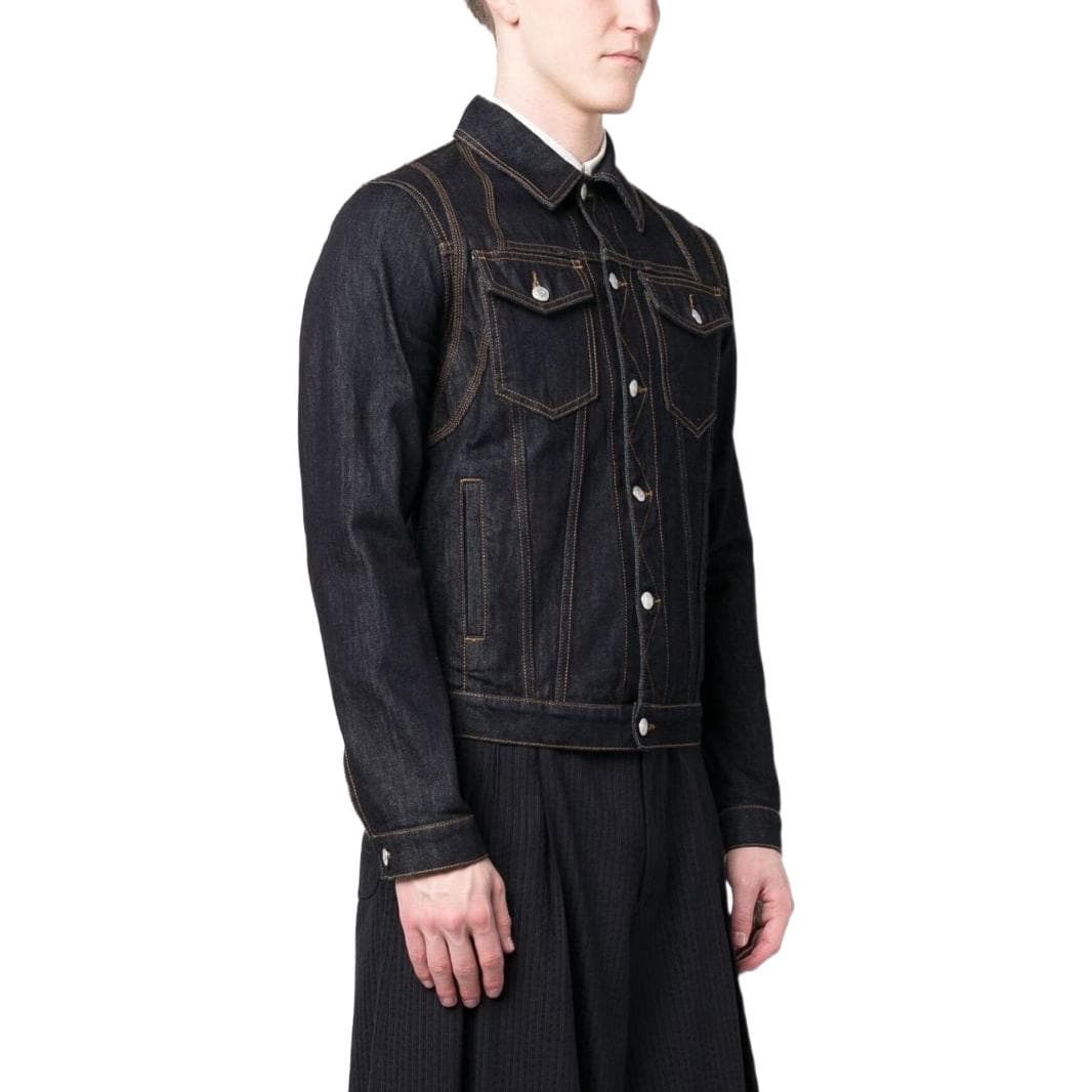 Джинсовая куртка Alexander McQueen SS23 - изображение 4