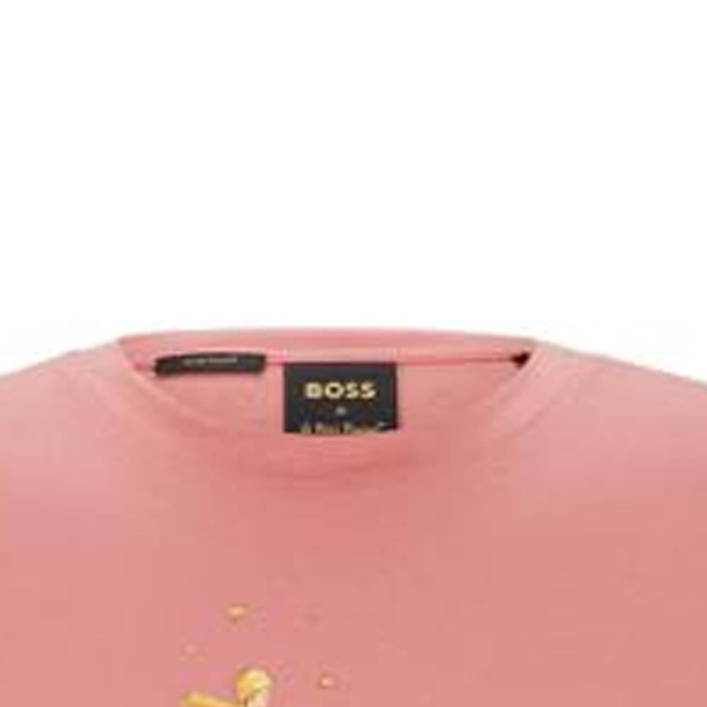Футболка HUGO BOSS Ярко-розовая унисекс футболка - изображение 2