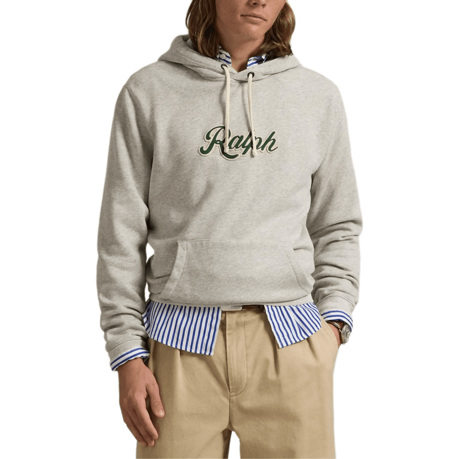 Худи Polo Ralph Lauren SS24 Толстовка Мужское Светло-Серый - изображение 3