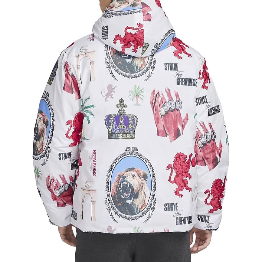 Куртка Nike Therma-FIT Printed Hooded Jacket White - изображение 5