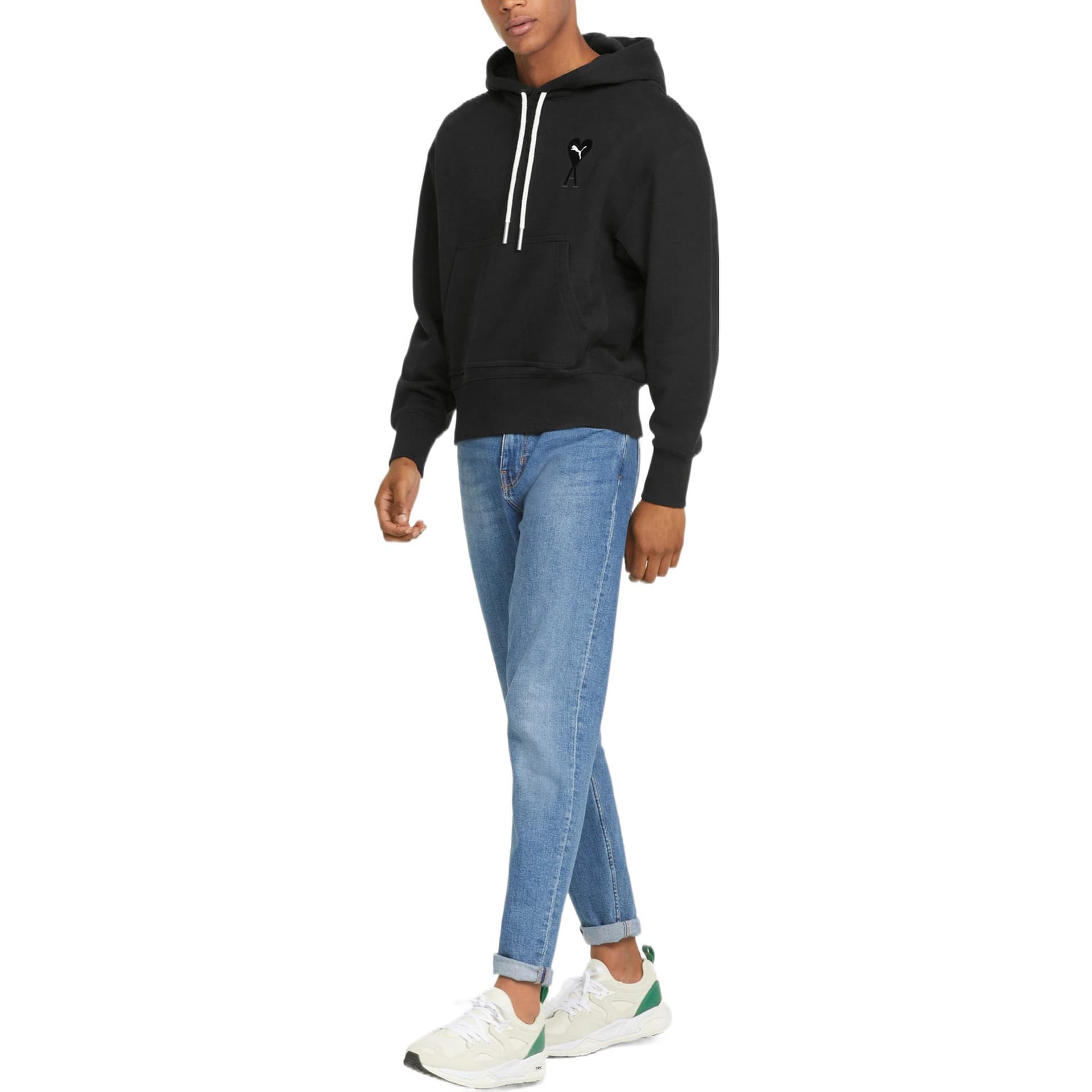 Худи Puma x AMI Hoodie Black - изображение 3
