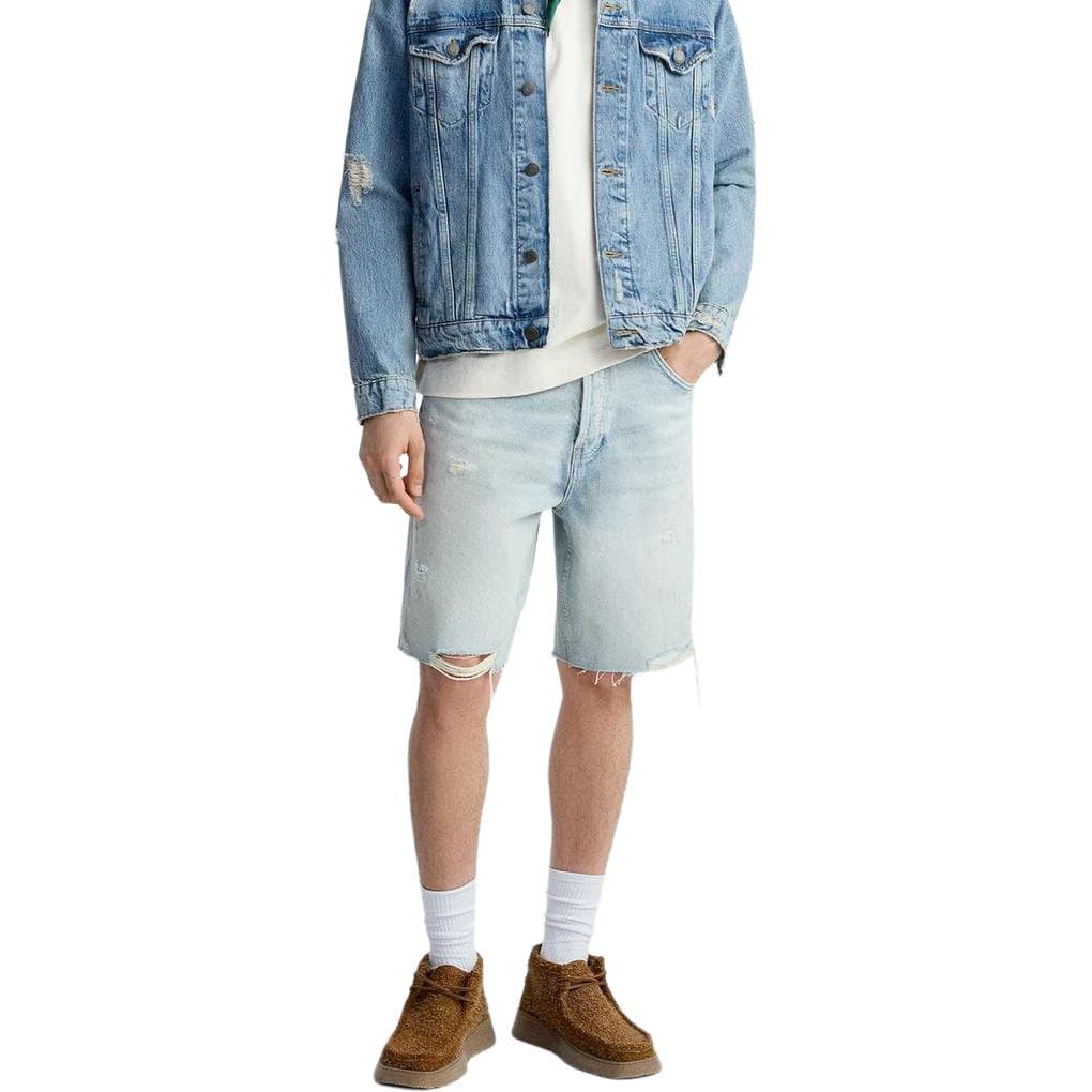 Джинсовые шорты ZARA Denim Shorts Light Blue - изображение 3