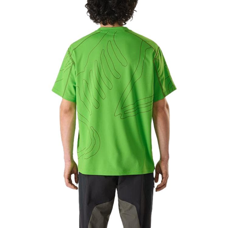 Футболка Arcteryx SS23 SYSTEM_A Drop5 Copal SS Grotto Line Tee T - изображение 3